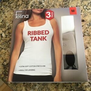 NWT Felina ribbed tank 3 pack